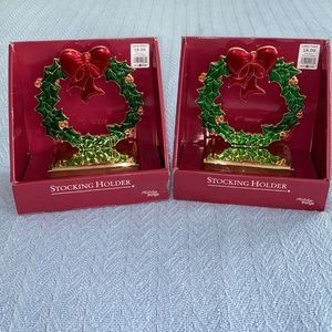 2 Christmas Stocking Holders